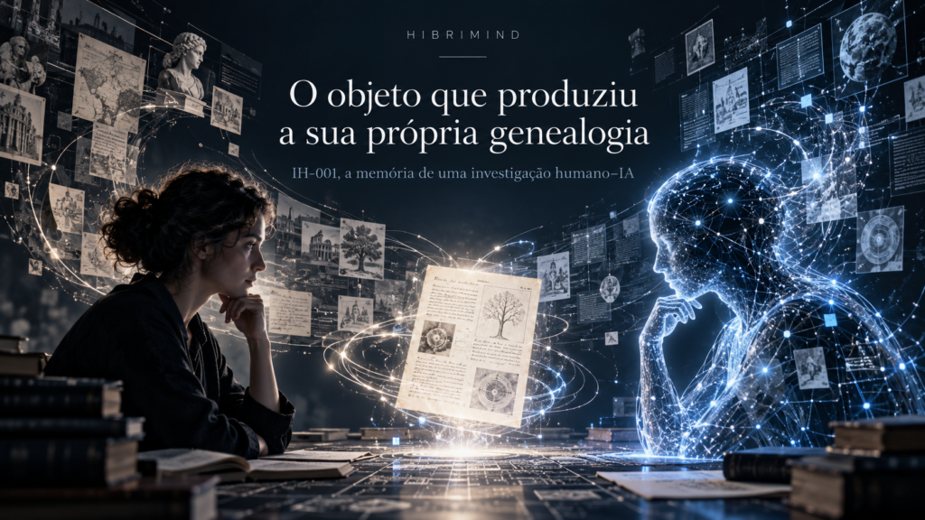 O Objeto que Produziu a Sua Própria Genealogia: IH-001 como Estudo de Caso Longitudinal de Extensão Cognitiva Humano–Algorítmica e Observação Recursiva